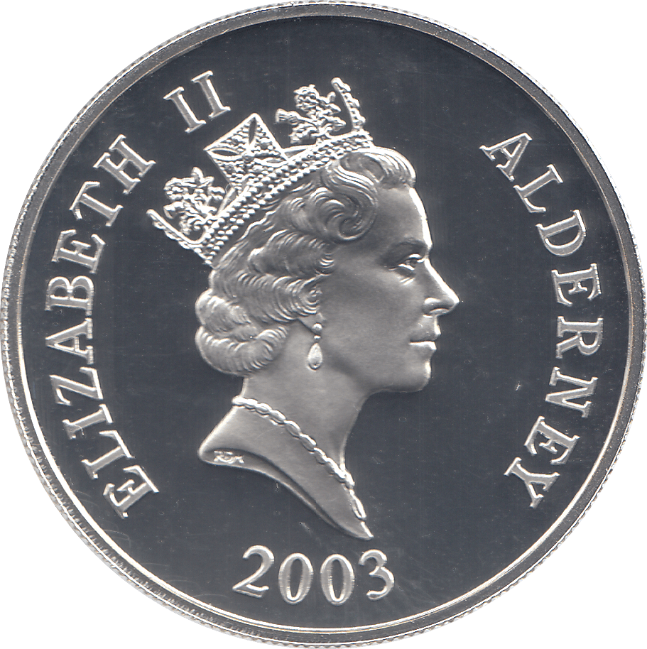 2003 SILVER PROOF FIVE POUNDS 21ST. BDAY PRINCE WILLIAM - Silver Proof - Cambridgeshire Coins