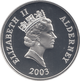 2003 SILVER PROOF FIVE POUNDS 21ST. BDAY PRINCE WILLIAM - Silver Proof - Cambridgeshire Coins