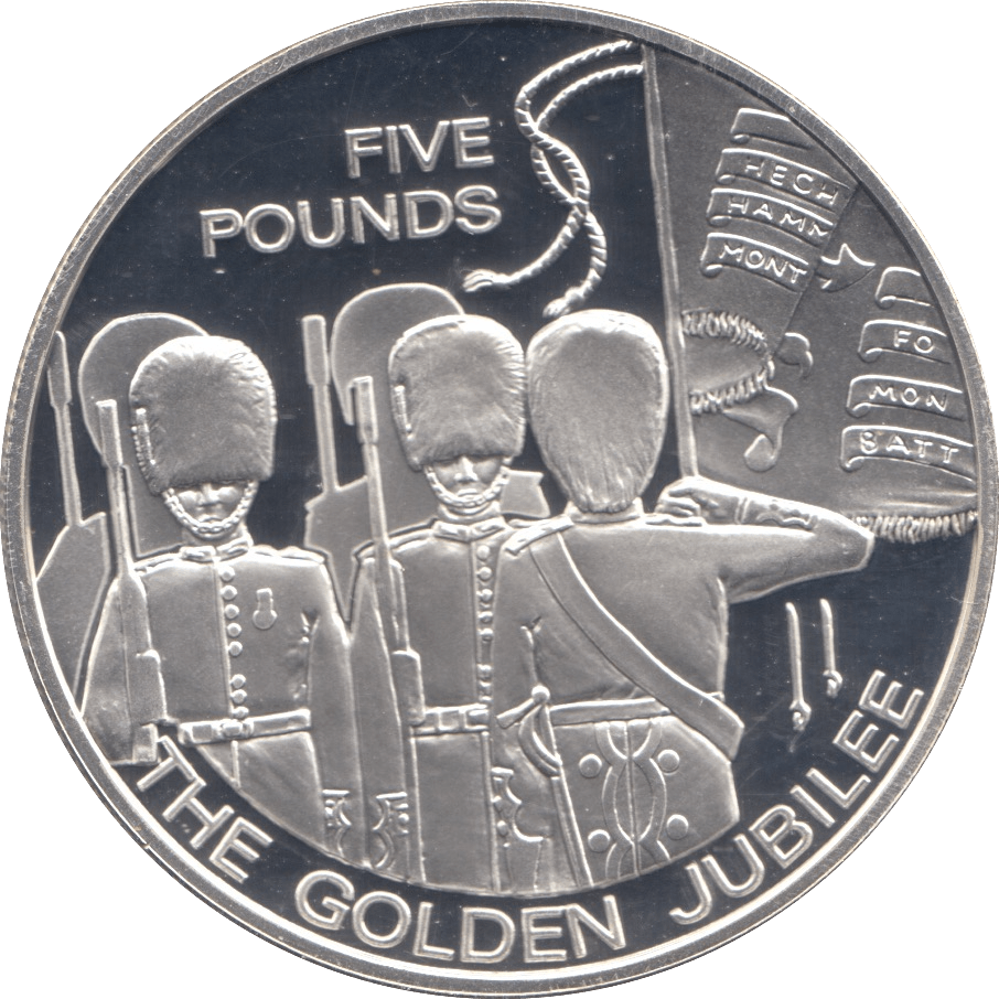 2003 SILVER PROOF FIVE POUNDS GUERNSEY - SILVER WORLD COINS - Cambridgeshire Coins