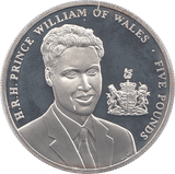 2003 SILVER PROOF FIVE POUNDS PRINCE WILLIAM - Silver Proof - Cambridgeshire Coins
