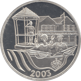 2003 SILVER PROOF GOLD PLATED 5 DOLLARS - Silver Proof - Cambridgeshire Coins