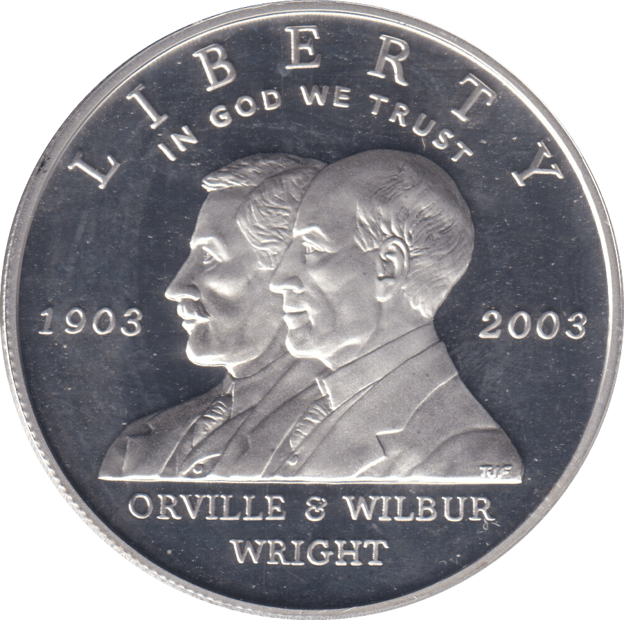 2003 SILVER PROOF LIBERTY DOLLAR USA - SILVER WORLD COINS - Cambridgeshire Coins