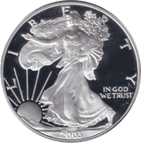 2003 SILVER PROOF LIBERTY DOLLAR USA - SILVER WORLD COINS - Cambridgeshire Coins