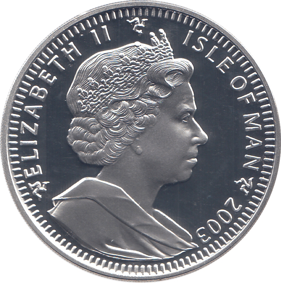 2003 SILVER PROOF ONE CROWN 21ST. BDAY PRINCE WILLIAM - Silver Proof - Cambridgeshire Coins