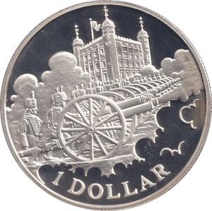 2003 SILVER PROOF ONE DOLLAR COOK ISLANDS - SILVER WORLD COINS - Cambridgeshire Coins