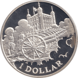 2003 SILVER PROOF ONE DOLLAR COOK ISLANDS - SILVER WORLD COINS - Cambridgeshire Coins