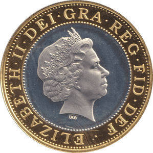 2003 SILVER PROOF TWO POUND DNA - SILVER WORLD COINS - Cambridgeshire Coins