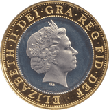 2003 SILVER PROOF TWO POUND DNA - SILVER WORLD COINS - Cambridgeshire Coins