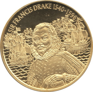 2003 SIR FRANCIS DRAKE TWO DOLLARS PROOF - WORLD COINS - Cambridgeshire Coins