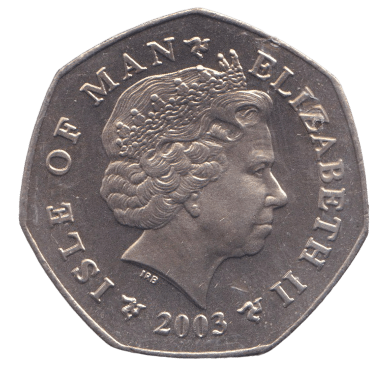 2003 SNOWMAN AND JAMES 50P ( BU ) ISLE OF MAN - 50P CHRISTMAS COIN - Cambridgeshire Coins