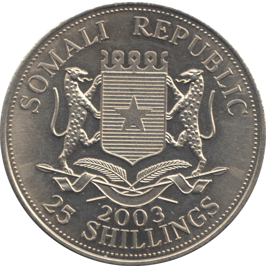 2003 TWENTY FIVE SHILLINGS - WORLD COINS - Cambridgeshire Coins
