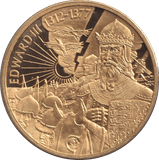 2003 TWO DOLLARS PROOF CARIBBEAN STATES EDWARD III - WORLD COINS - Cambridgeshire Coins