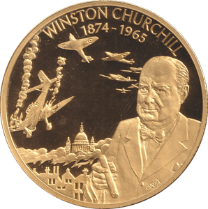 2003 TWO DOLLARS PROOF CARIBBEAN STATES WINSTON CHURCHILL - WORLD COINS - Cambridgeshire Coins