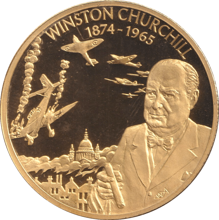 2003 TWO DOLLARS PROOF CARIBBEAN STATES WINSTON CHURCHILL - WORLD COINS - Cambridgeshire Coins