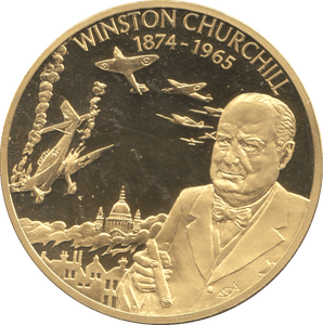 2003 WINSTON CHURCHILL TWO DOLLARS PROOF - WORLD COINS - Cambridgeshire Coins