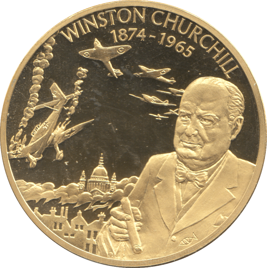 2003 WINSTON CHURCHILL TWO DOLLARS PROOF - WORLD COINS - Cambridgeshire Coins
