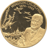 2003 WINSTON CHURCHILL TWO DOLLARS PROOF - WORLD COINS - Cambridgeshire Coins