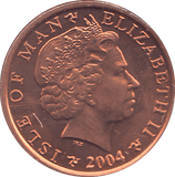 2004 1 PENCE SANTON WAR MEMORIAL ( BU ) - WORLD COINS - Cambridgeshire Coins