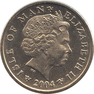 2004 1 POUND TYNWALD HILL ST JOHNS CHAPEL ( BU ) - WORLD COINS - Cambridgeshire Coins