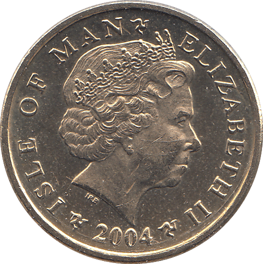 2004 1 POUND TYNWALD HILL ST JOHNS CHAPEL ( BU ) - WORLD COINS - Cambridgeshire Coins