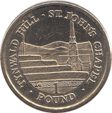 2004 1 POUND TYNWALD HILL ST JOHNS CHAPEL ( BU ) - WORLD COINS - Cambridgeshire Coins