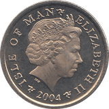 2004 10 PENCE LIGHTHOUSE CHICKEN ROCK ( BU ) - WORLD COINS - Cambridgeshire Coins