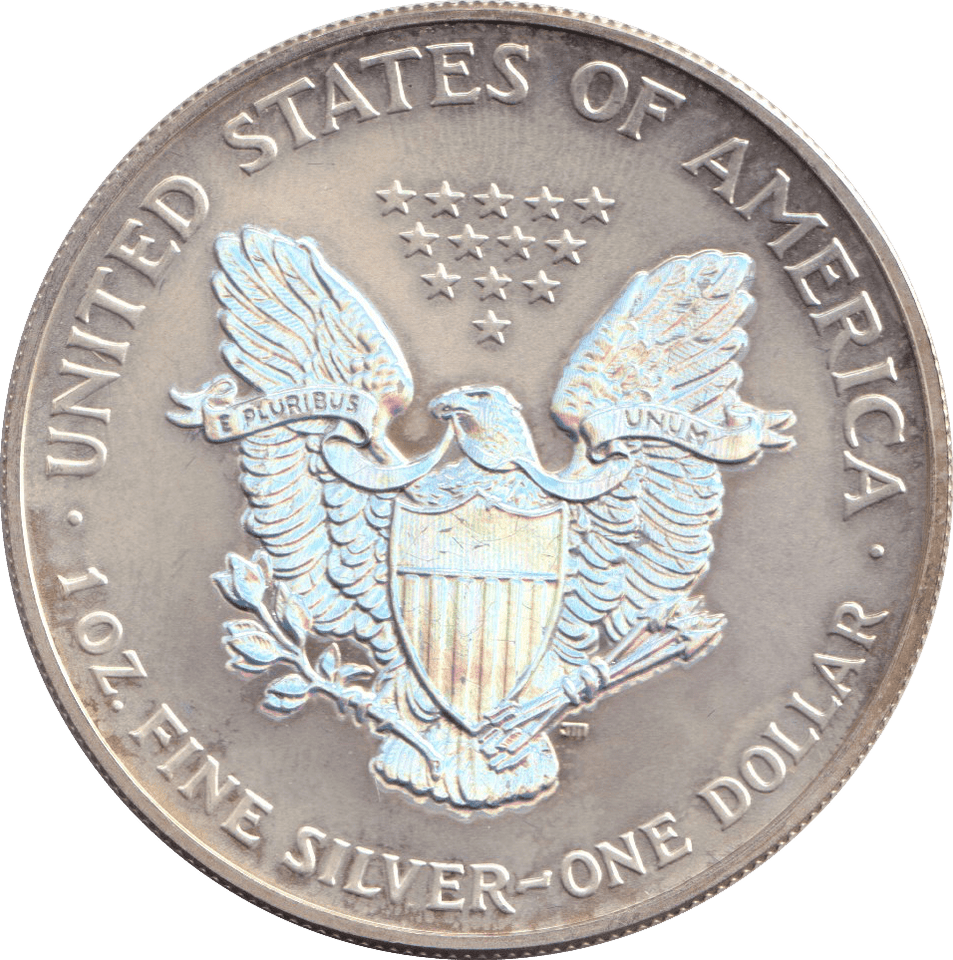 2004 1OZ SILVER USA EAGLE HOLOGRAM DOLLAR - SILVER 1 oz COINS - Cambridgeshire Coins