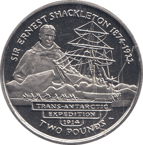2004 2 POUND SIR ERNEST SHACKLETON ( BU ) - WORLD COINS - Cambridgeshire Coins