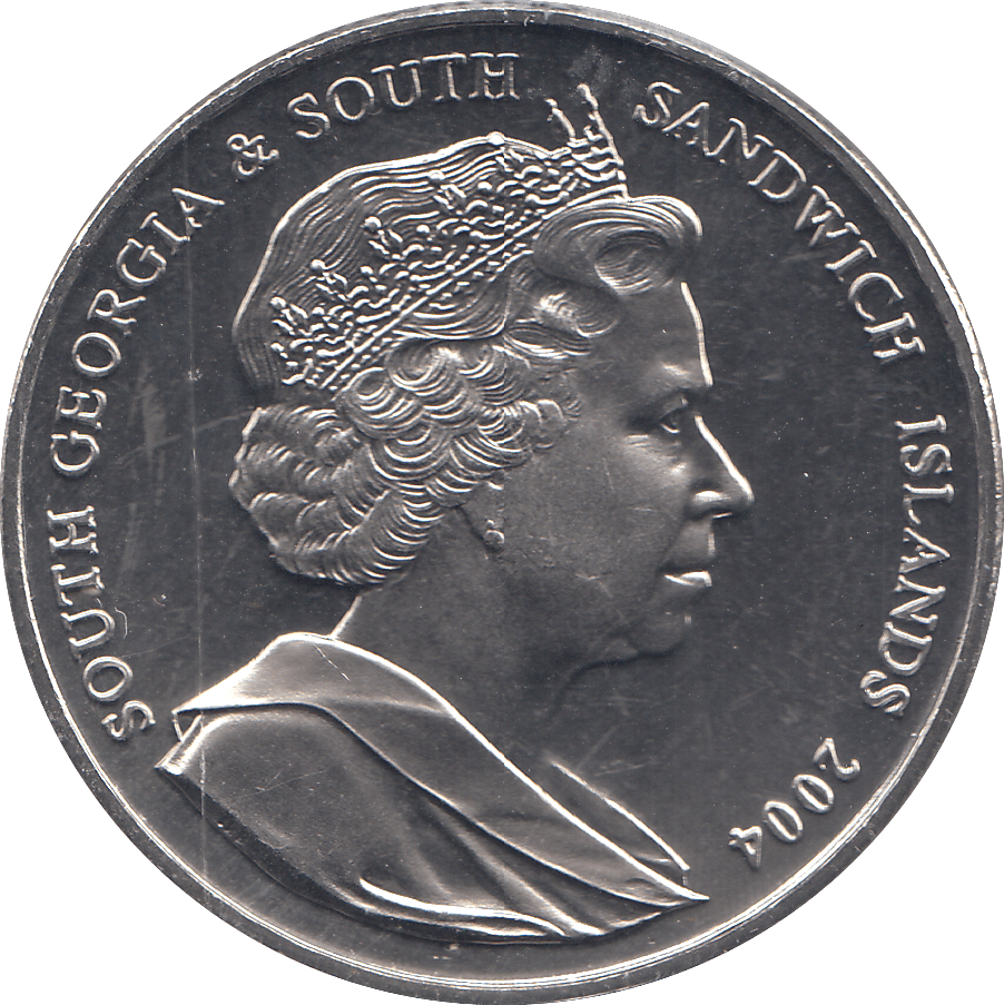 2004 2 POUND SIR ERNEST SHACKLETON ( BU ) - WORLD COINS - Cambridgeshire Coins