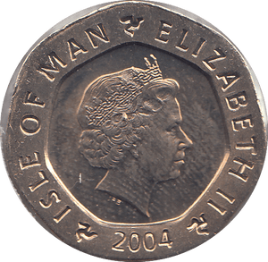 2004 20 PENCE CASTLE RUSHEN CLOCK ( BU ) - WORLD COINS - Cambridgeshire Coins