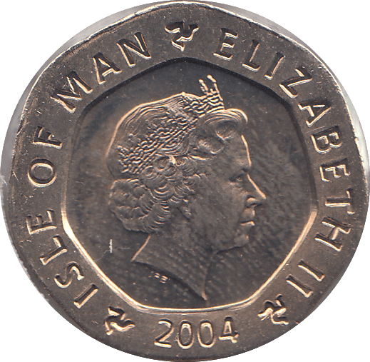 2004 20 PENCE CASTLE RUSHEN CLOCK ( BU ) - WORLD COINS - Cambridgeshire Coins