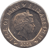 2004 20 PENCE CASTLE RUSHEN CLOCK ( BU ) - WORLD COINS - Cambridgeshire Coins