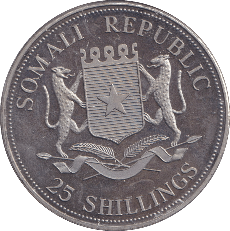 2004 25 SHILLINGS SOMALI REPUBLIC - WORLD COINS - Cambridgeshire Coins