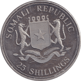 2004 25 SHILLINGS SOMALI REPUBLIC - WORLD COINS - Cambridgeshire Coins