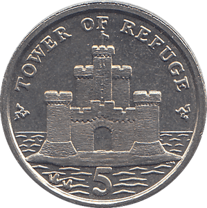 2004 5 PENCE TOWER OF REFUGE ( BU ) - WORLD COINS - Cambridgeshire Coins