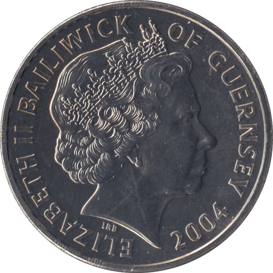 2004 5 POUNDS 60TH ANNIVERSARY D DAY BAILIWICK OF GUERNSEY - WORLD COINS - Cambridgeshire Coins