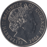 2004 5 POUNDS 60TH ANNIVERSARY D DAY BAILIWICK OF GUERNSEY - WORLD COINS - Cambridgeshire Coins
