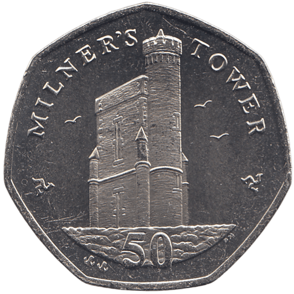 2004 50 PENCE MILNERS TOWER ( BU ) - WORLD COINS - Cambridgeshire Coins