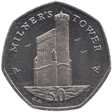 2004 50 PENCE MILNERS TOWER ( BU ) - WORLD COINS - Cambridgeshire Coins
