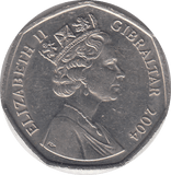 2004 BATTLE OF TRAFALGAR 1805 50P GIBRALTAR - WORLD COINS - Cambridgeshire Coins