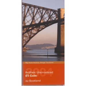 2004 BRILLIANT 2004 UNCIRCULATED £1 COIN PRESENTATION PACK FOURTH RAILWAY BRIDGE SCOTLAND - £1 BU PACK - Cambridgeshire Coins