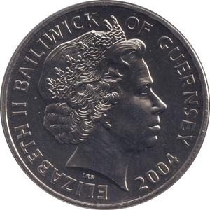 2004 BRILLIANT UNCIRCULATED FIVE POUNDS - D - DAY 60TH ANNIVERSARY - WORLD COINS - Cambridgeshire Coins