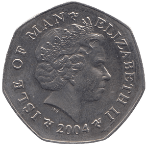 2004 BRILLIANT UNCIRCULATED TT FIFTY PENCE ISLE OF MAN - WORLD COINS - Cambridgeshire Coins