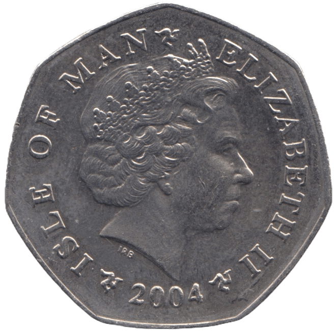 2004 BRILLIANT UNCIRCULATED TT FIFTY PENCE ISLE OF MAN - WORLD COINS - Cambridgeshire Coins