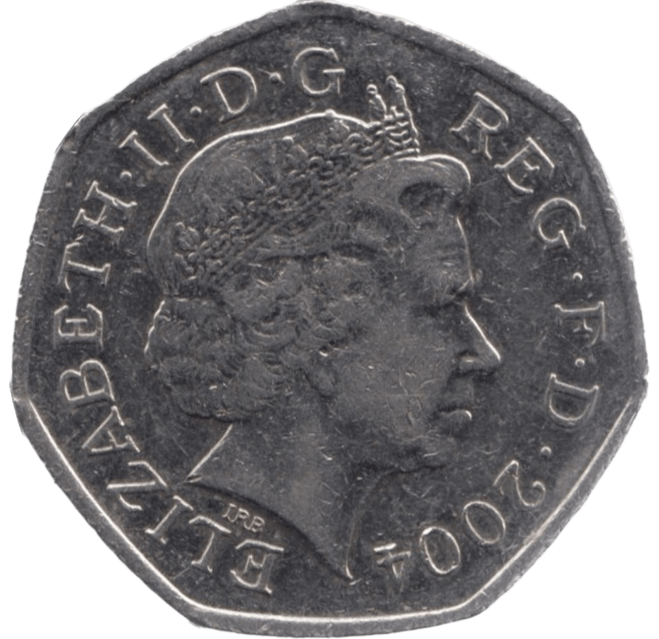 2004 CIRCULATED 50P ROGER BANNISTER - 50P CIRCULATED - Cambridgeshire Coins