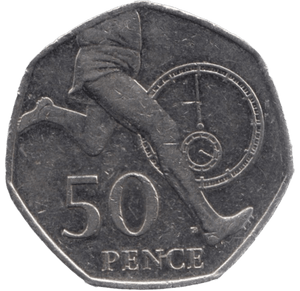 2004 CIRCULATED 50P ROGER BANNISTER - 50P CIRCULATED - Cambridgeshire Coins