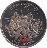 2004 CROWN GIBRALTAR D - DAY LANDINGS - WORLD COINS - Cambridgeshire Coins