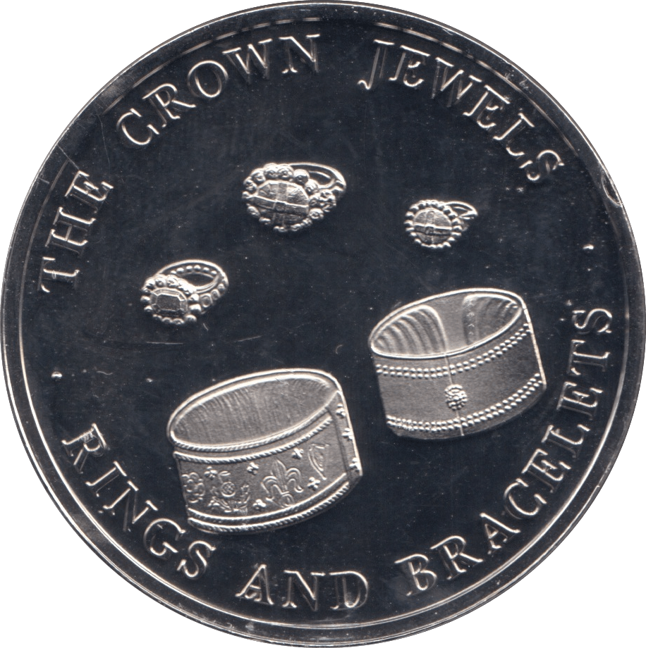 2004 CROWN JEWELS FIVE CROWNS TURKS AND CAICOS F320 - SILVER WORLD COINS - Cambridgeshire Coins