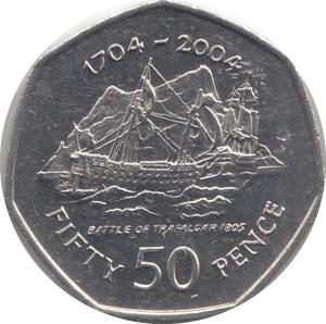 2004 FIFTY PENCE BATTLE OF TRAFALGAR 1305 - Cambridgeshire Coins