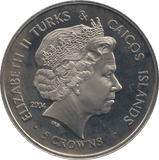 2004 FIVE CROWNS TURKS AND CAICOS F364 - WORLD COINS - Cambridgeshire Coins